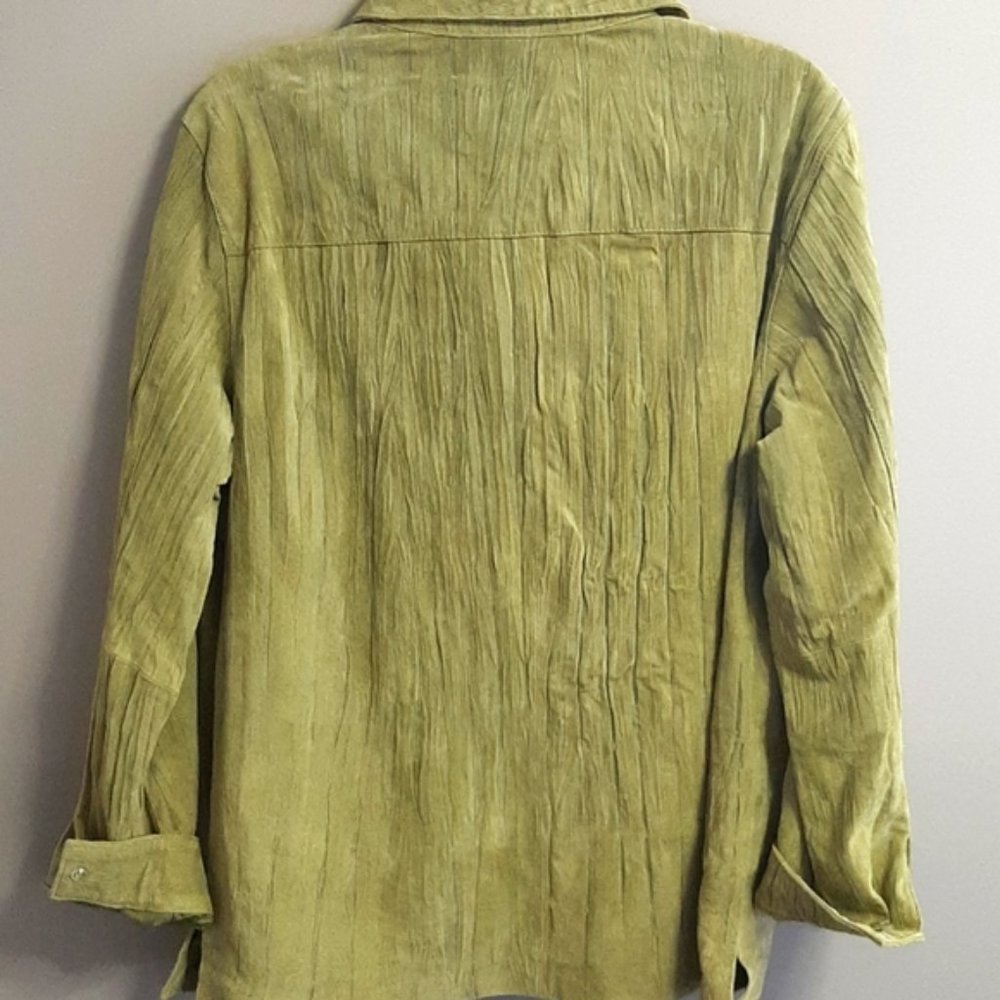 NWT:  Coldwater Creek Leather Jacket - Picture 2 of 3